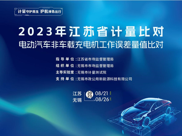 2023年江苏省电动汽车非车载充电机工作误差量值比对在无锡顺利开展